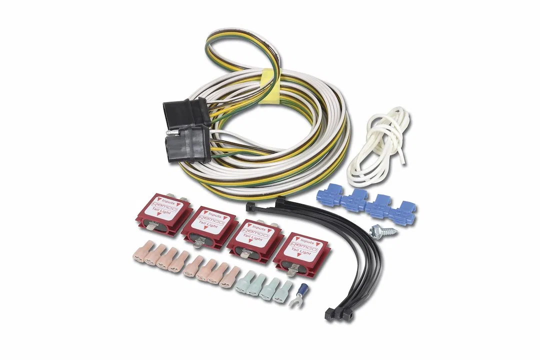9523010 – DEMCO Towed Vehicle Wiring Kit, Includes 4 Heat Sealed Diodes/ 26 Feet 4-Conductor 16 Gauge Wire/ Butt Conn...